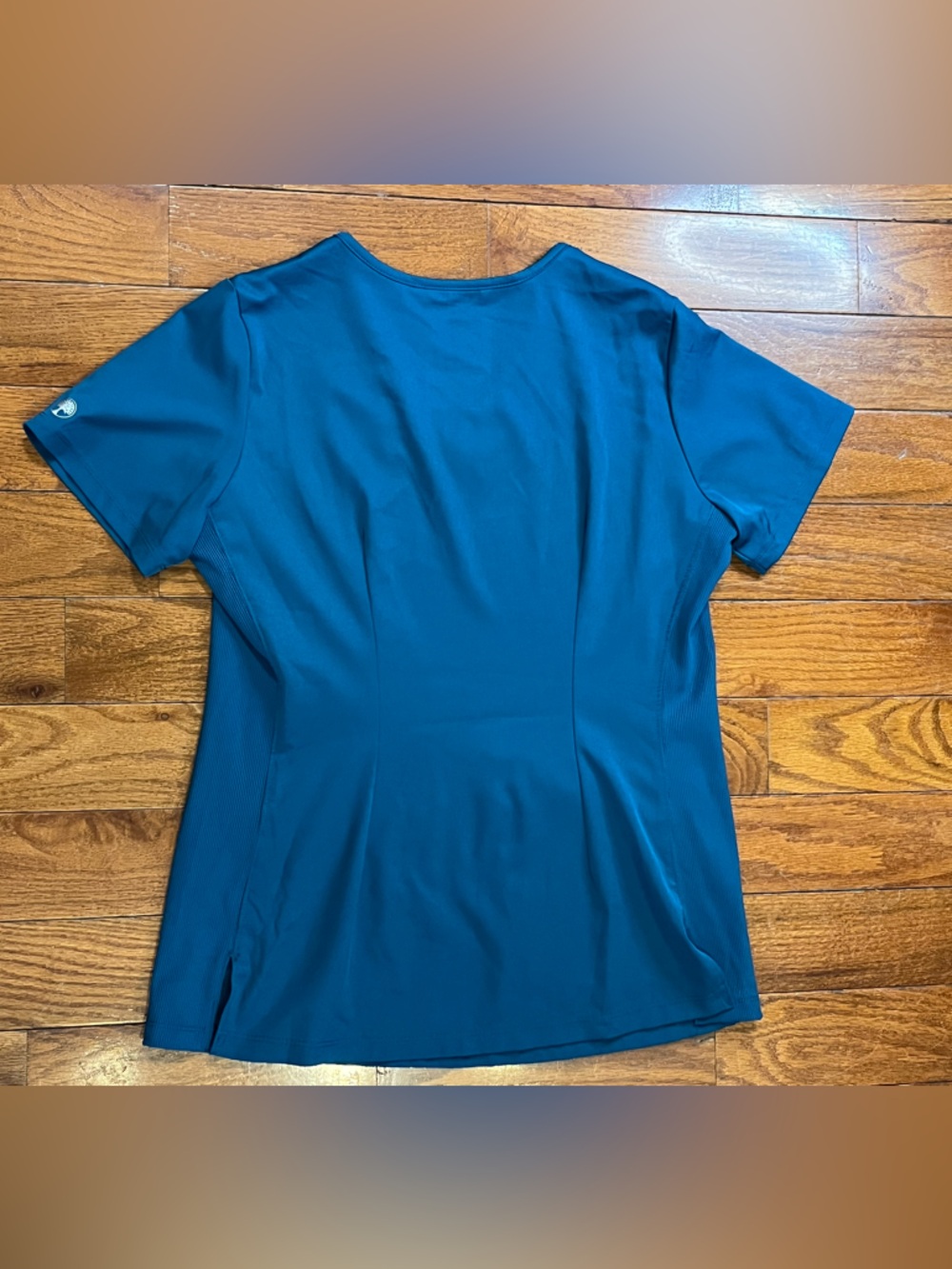 Healing Hands HH Works Teal Blue Scrub Top Women’s S V-Neck Medical Uniform - Picture 8 of 8